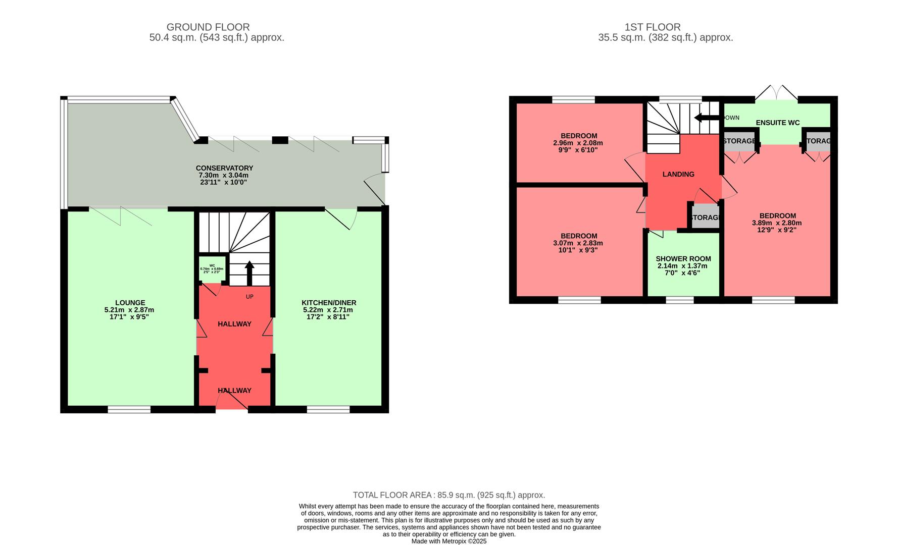 Heol Y Deri, Aberdare Floorplan