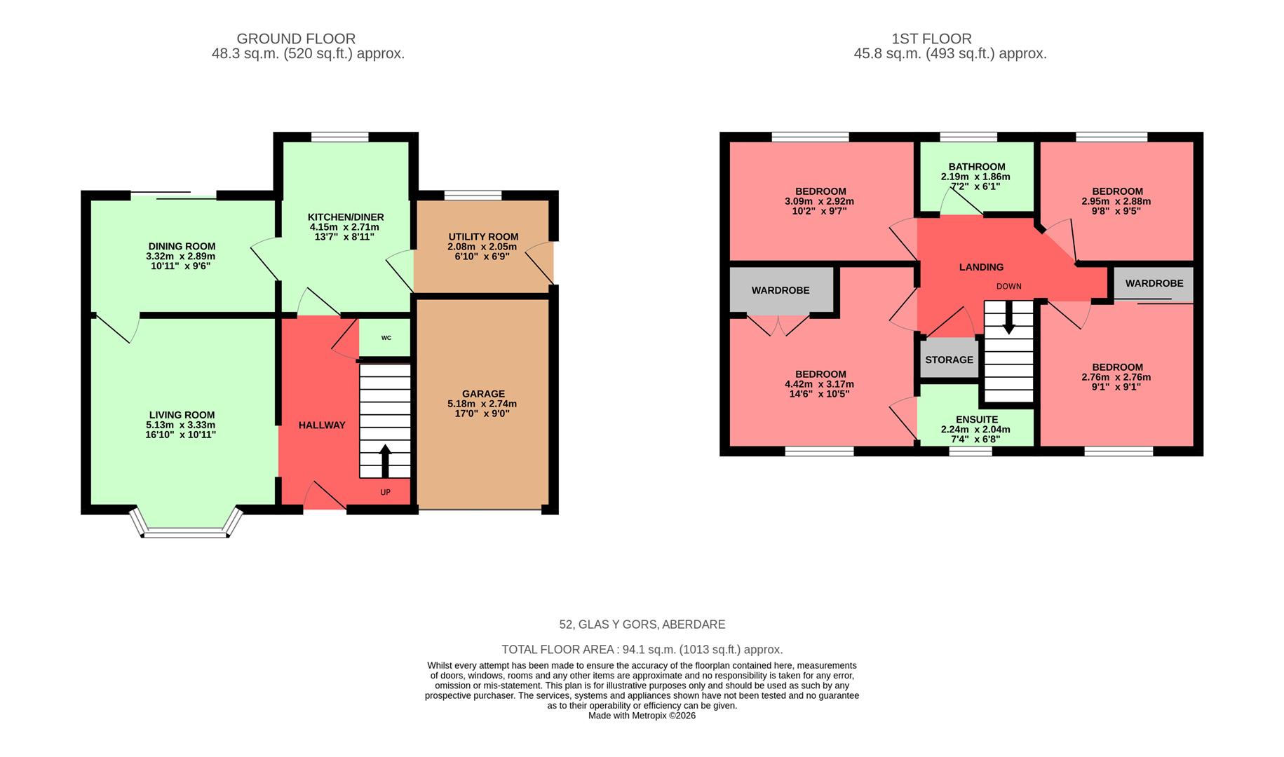 Glas Y Gors, Aberdare Floorplan