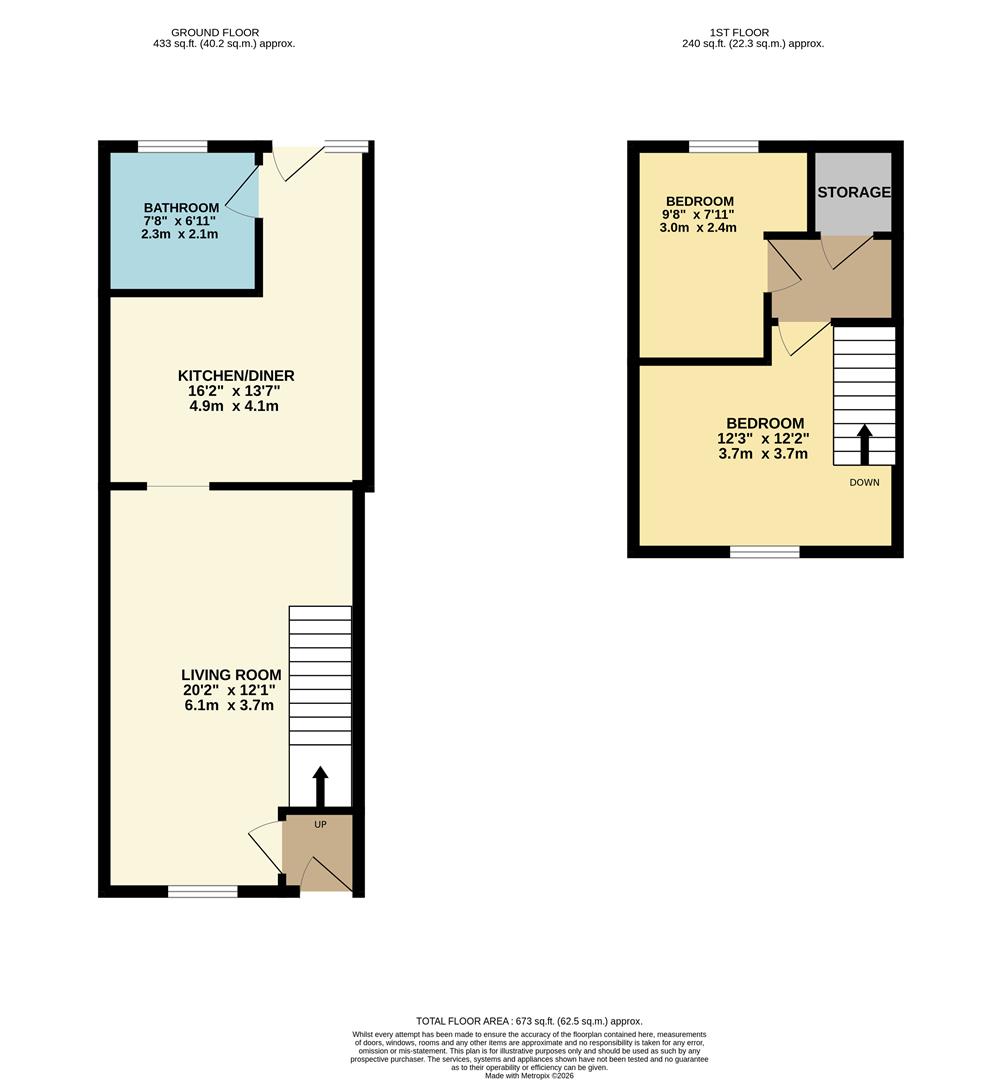 Stream Street, Mountain Ash Floorplan